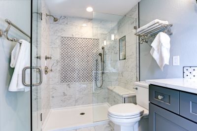 Modern Shower with Features